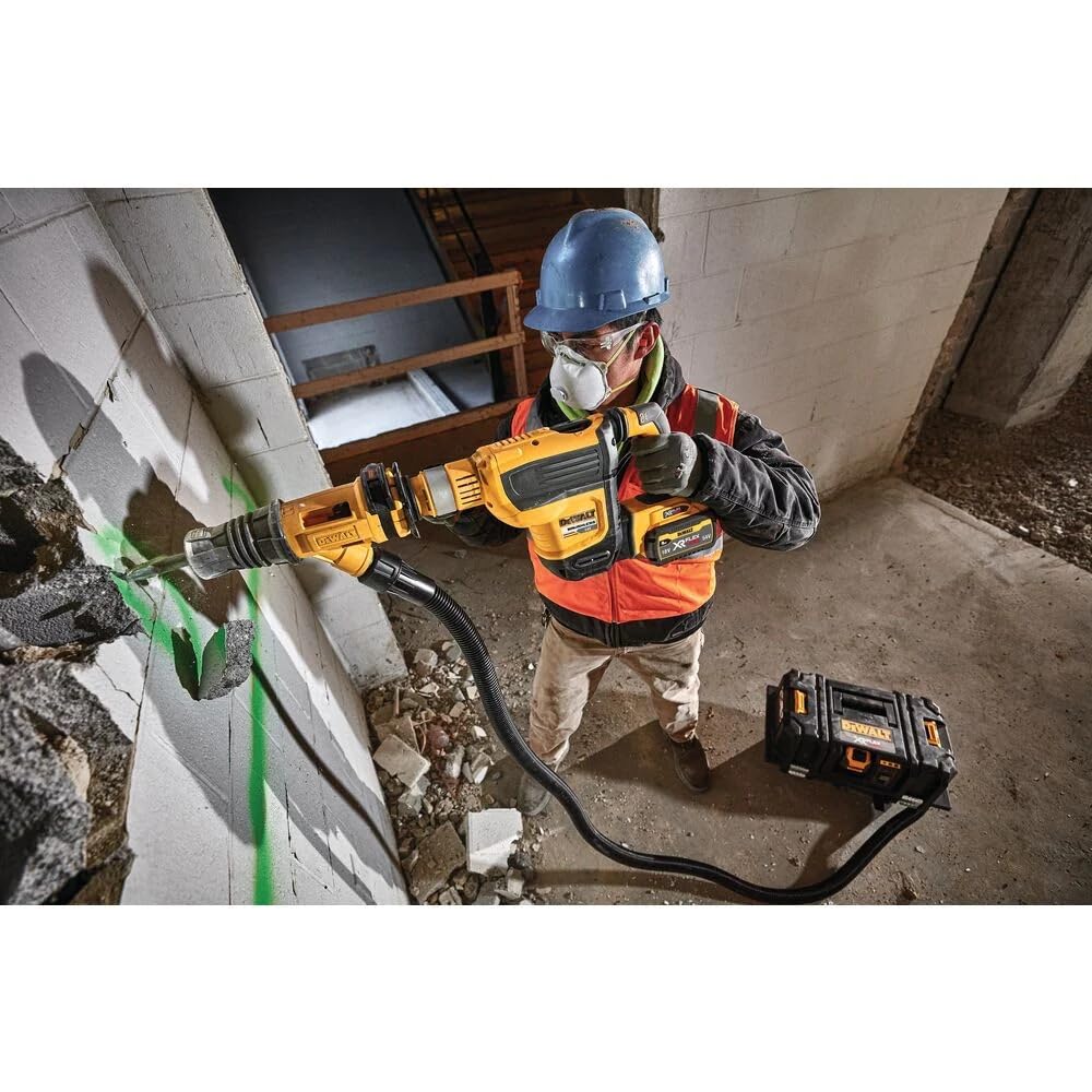 DEWALT DCH614X2-QW - Martillo Electroneumático sin escobillas XR FLEXVOLT 54V SDS-Max 6kg 45mm 10,5J,2 baterías y maletín