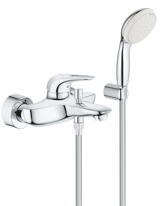 Grohe 3359230A Miscelatore Monocomando per Vasca-Doccia Tempesta, Cromo