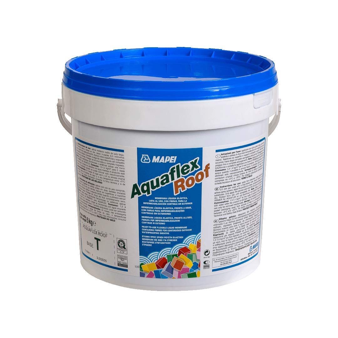 MAPEI AQUAFLEX ROOF MEMBRANA LIQUIDA ELASTICA PRONTA ALL’USO FIBRATA PER IMPERMEABILIZZAZIONI