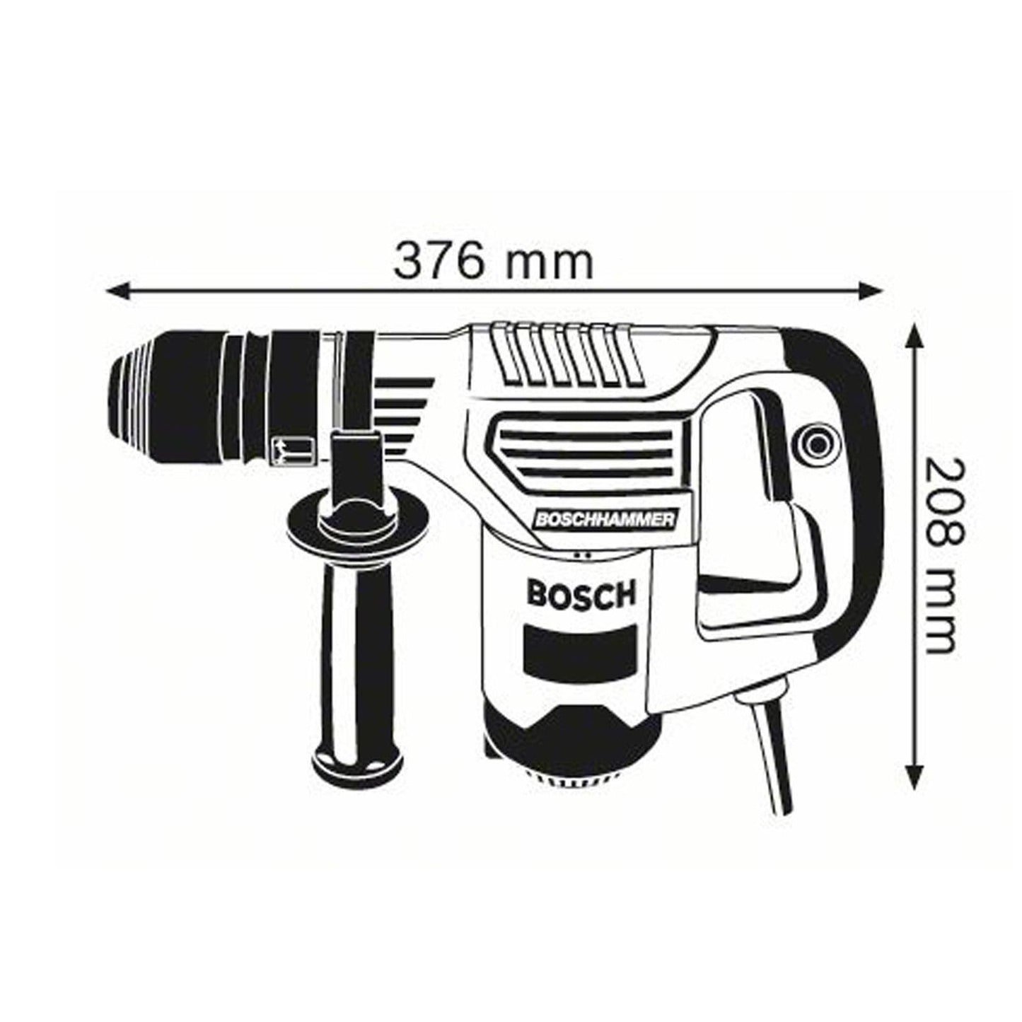 Bosch Professional GSH 3 E 0611320703 Martello Demolitore con attacco SDS-plus, 650 W, Categoria 3 kg