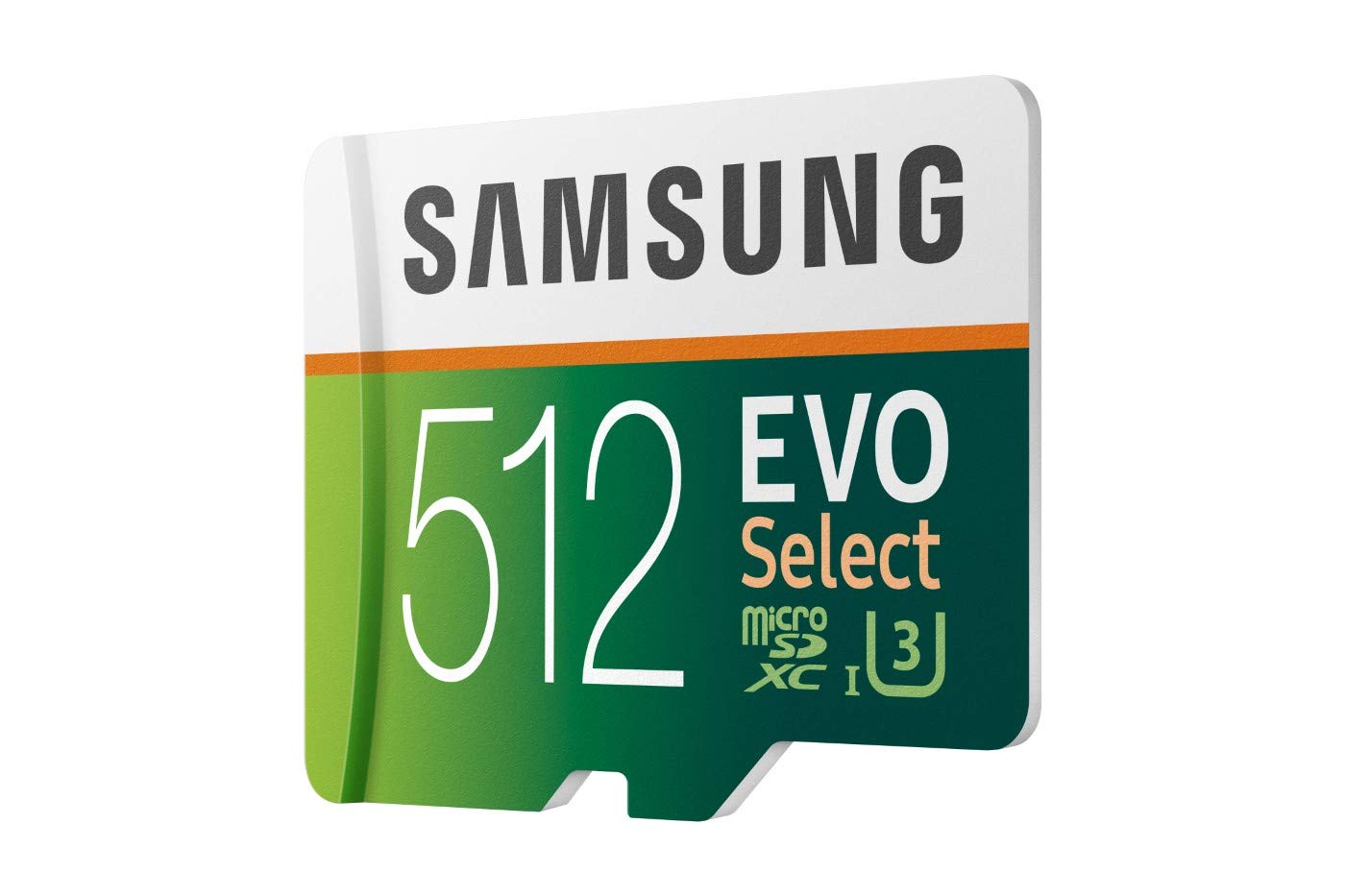 Samsung Memorie MB-ME512GA EVO Select Scheda MicroSD da 512 GB, UHS-I Fino a 100 MB/s, con Adattatore SD