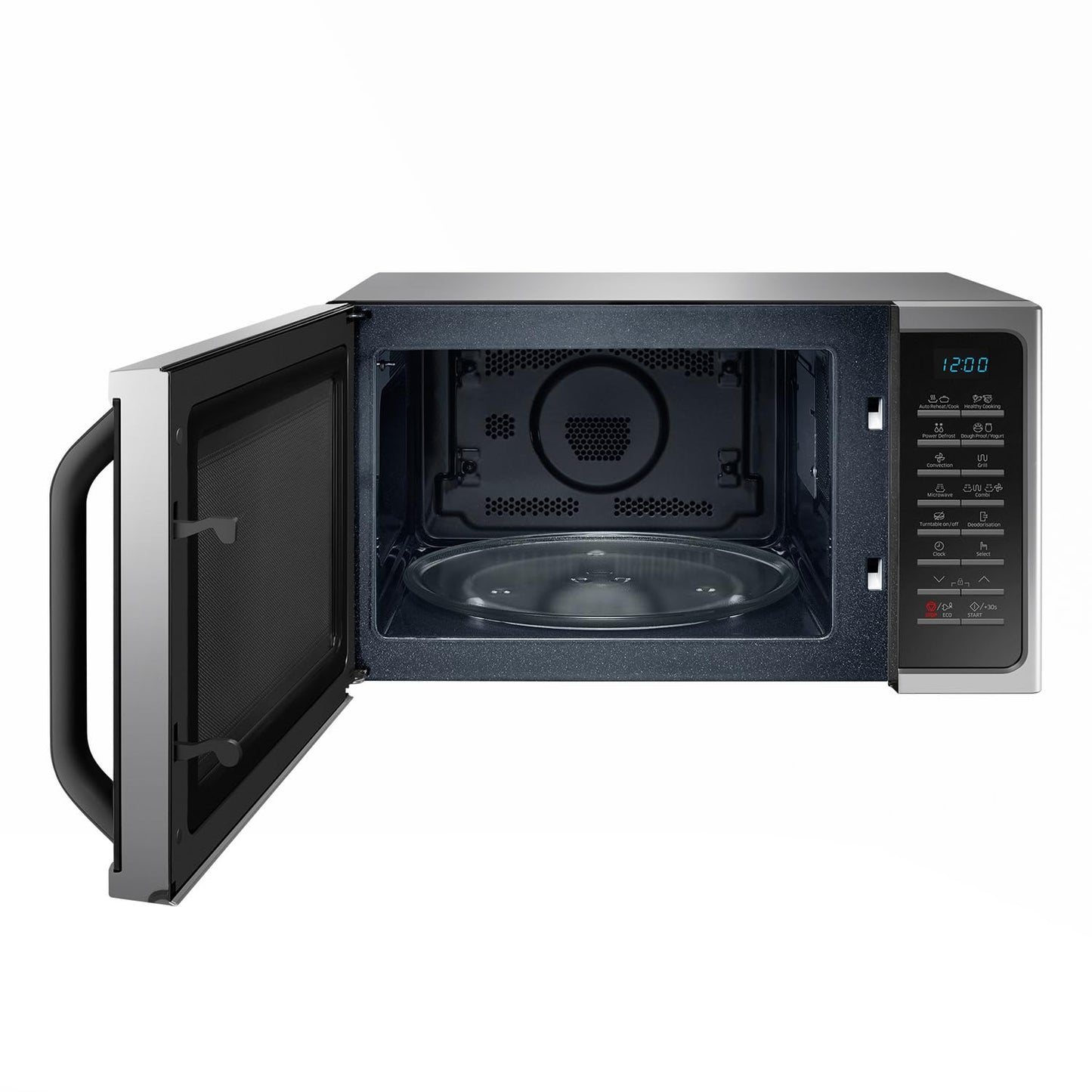 Samsung Forno a Microonde Combinato a libera installazione SmartOven MC28H5015AS/ET, Cottura Ventilata, Microonde + Grill 900 W + 1500 W, 28 L, 52l x 47h x 31p cm, Argento