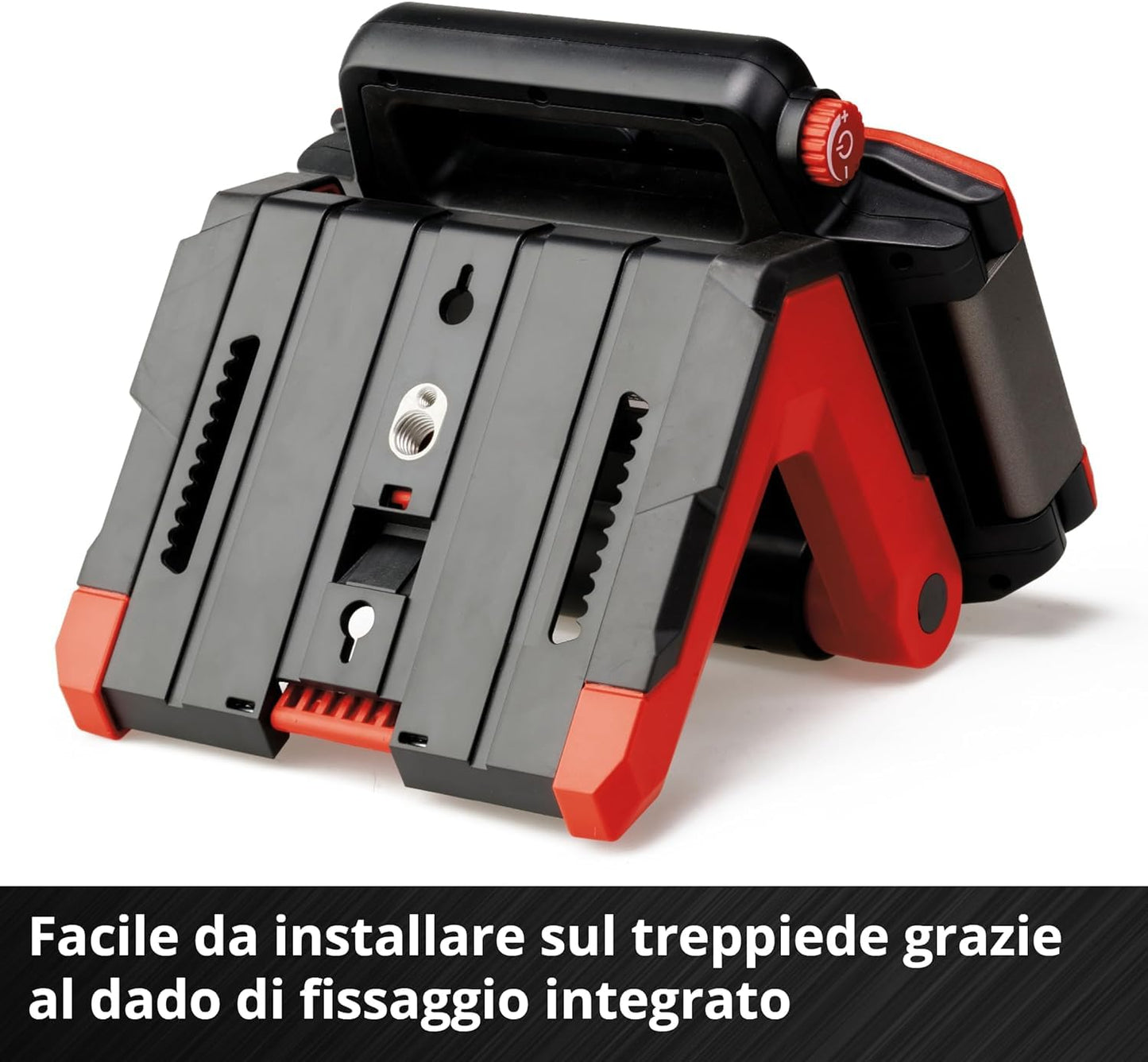 Einhell Lampada ricaricabile TP-CL 18/3000 Li-Solo Power X-Change (18 V, 3000 lm, testata orientabile, pannelli luminosi pieghevoli, 60 LED, regolazione della luminosità, senza batteria)