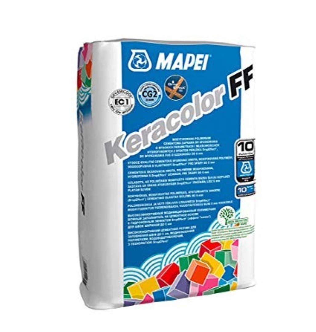 Mapei keracolor ff 114 antracite confezione da kg 5 - Malta cementizia ad alte prestazioni stuccatura fughe fino a 6 mm