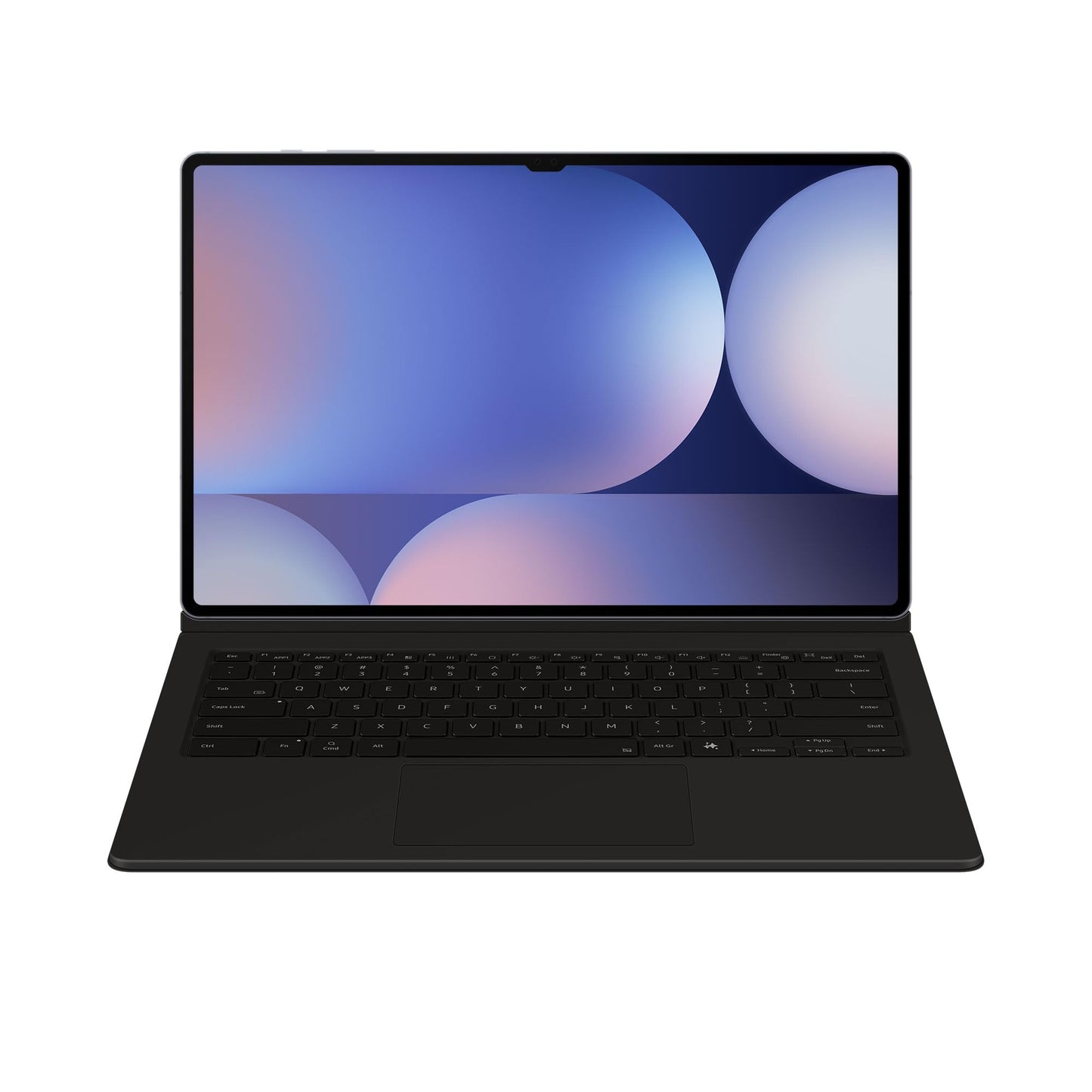 Samsung Book Cover Keyboard Custodia per tablet con tastiera retroilluminata per Galaxy Tab S9 Ultra | Tab S10 Ultra, Nero