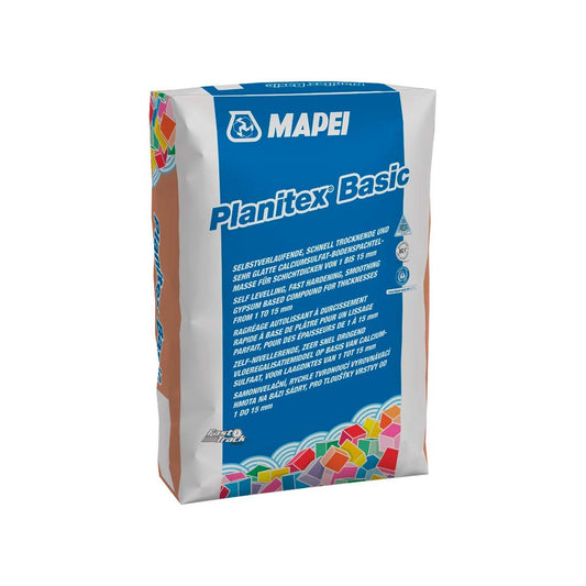 MAPEI Planitex Basic - Stucco in solfato di calcio autobilanciante, sacco da 25 kg