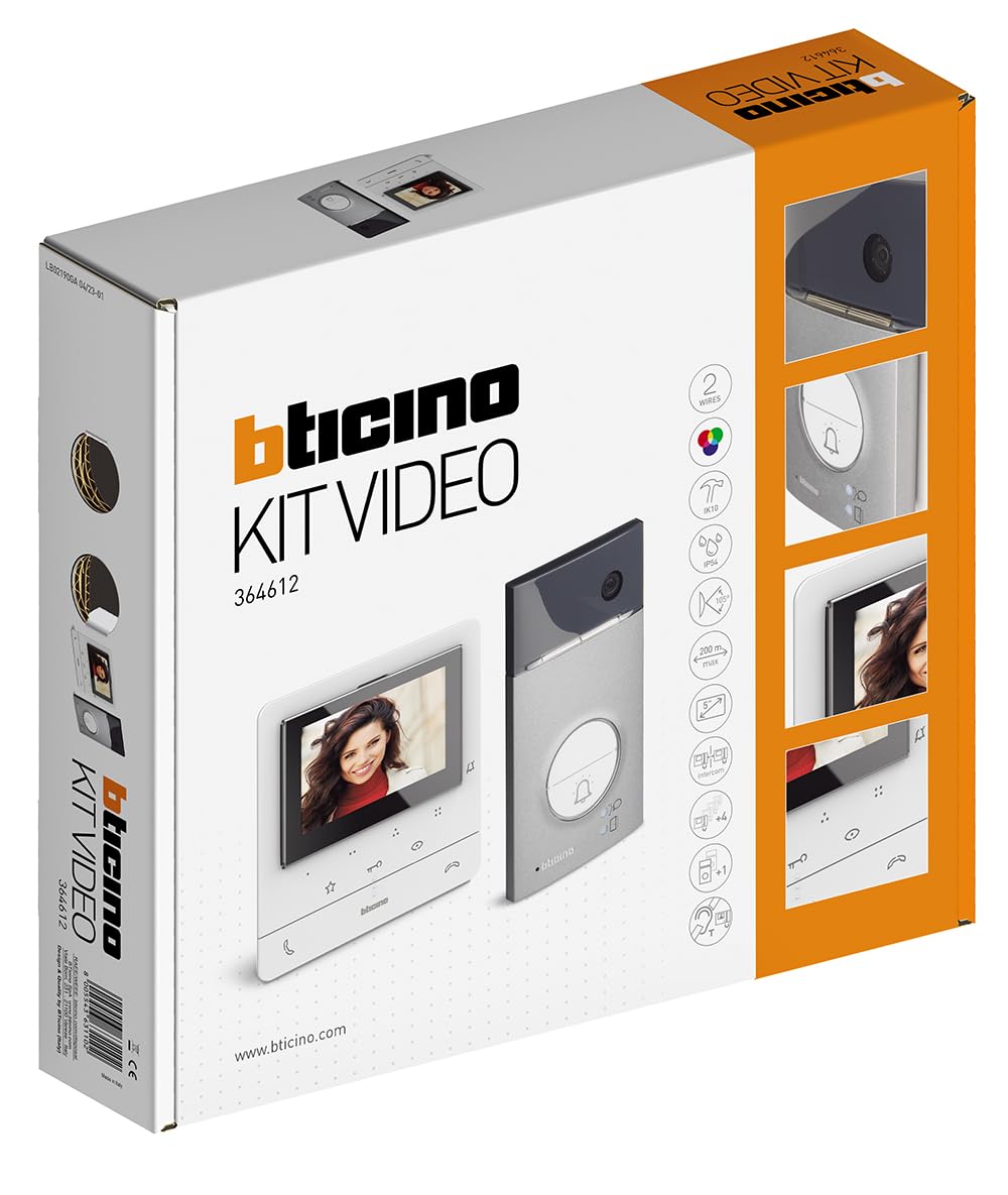 Bticino Kit Video Classe 100 V16E Monofamigliare, Linea 3000