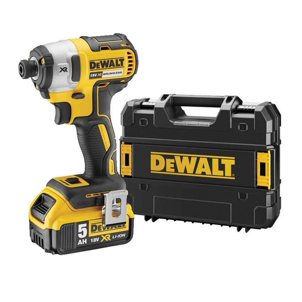 DEWALT DCF887P2-QW Avvitatore a Impulsi 1/4" XR Litio 18V 5.0Ah BRUSHLESS