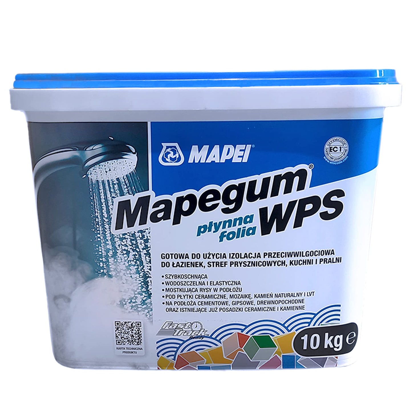 Mapei 124810, Mapegum WPS, membrana anti-umidità a rapida essiccazione, 10 kg.