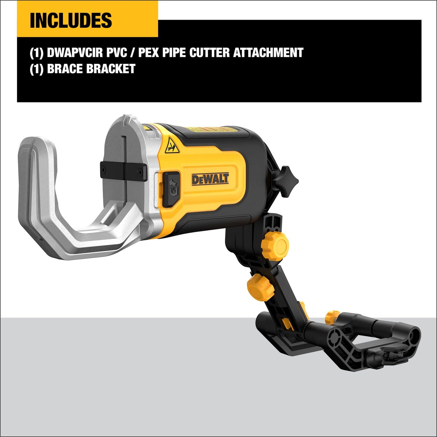 DEWALT Taglierina PVC/PEX pronta per l'impatto con staffa di supporto (DWAPVCIR)