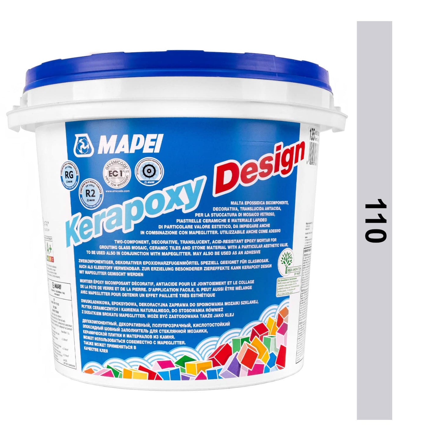 Malta per stuccatura 3kg Kerapoxy Design Mapei - Colore: MANHATTAN/110