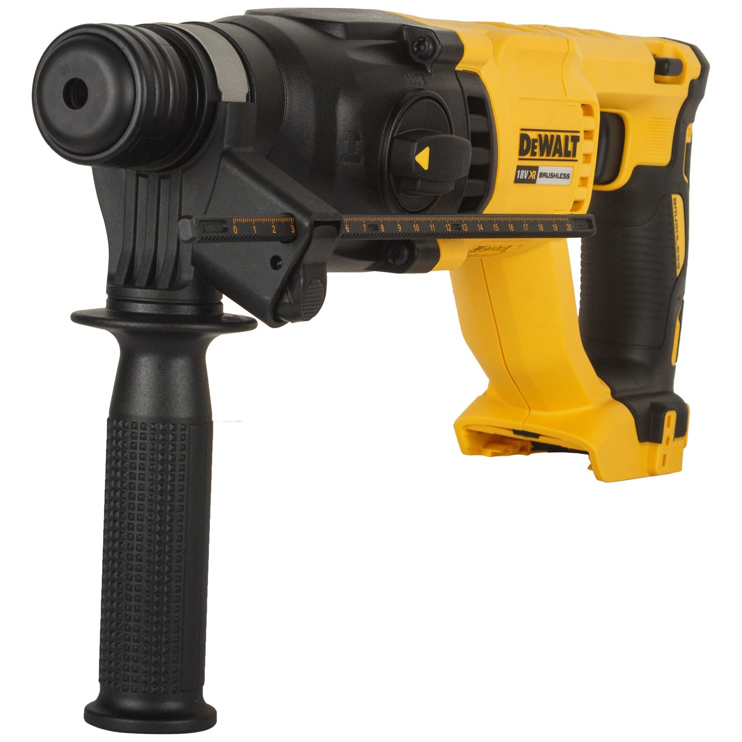 DeWalt Martello Elettropneumatico Brushless XR 18V SDS-Plus 2.6J senza caricabatteria/batteria con custodia TSTAK, Multicolore