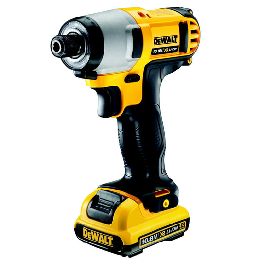 DEWALT DCF815D2-QW Trapano Avvitatore a Impulsi Attacco 1/4", 2.0 Ah, con Doppia Batteria in Valigetta, 10.8 V