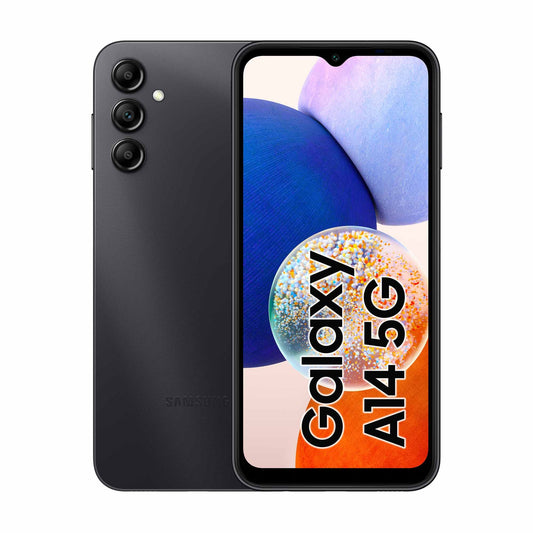 Samsung Galaxy A14 5G Smartphone Android, Display LCD FHD+ 6.6", 4GB RAM, 128GB Memoria interna espandibile, Batteria 5.000 mAh, Black [Versione italiana]