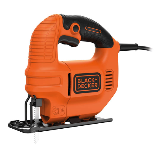 BLACK+DECKER Seghetto alternativo 400W. Sistema di inclinazione per tagli a 45°. 230 V. KS501-QS