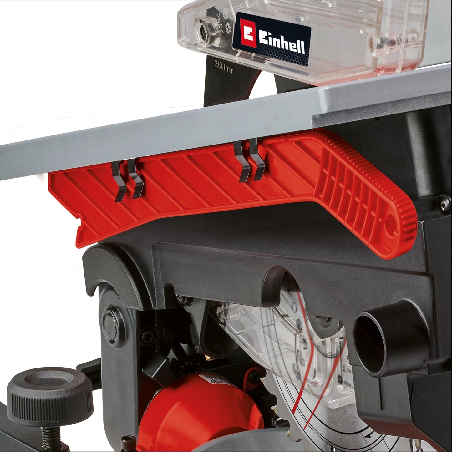 Einhell troncatrice con banco superiore TE-MS 216 T (1500 W, Ø 216 mm lama, larghezza di taglio 120 mm, profondità di taglio 55 mm, incl. linea di taglio laser, funzione sega circolare da tavolo)