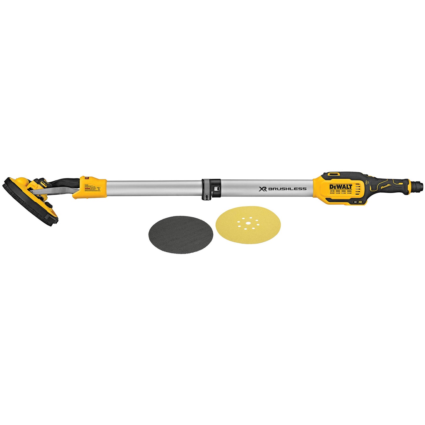 DeWALT DCE800N-XJ - Levigatrice a batteria a secco, con manico telescopico, 18 V