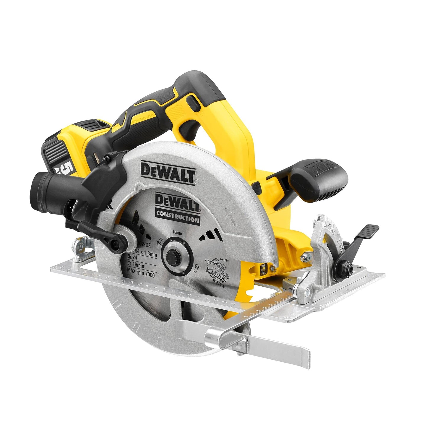 DEWALT Sega Circolare 18V Morore BRUSHLESS, DCS570P2-QW