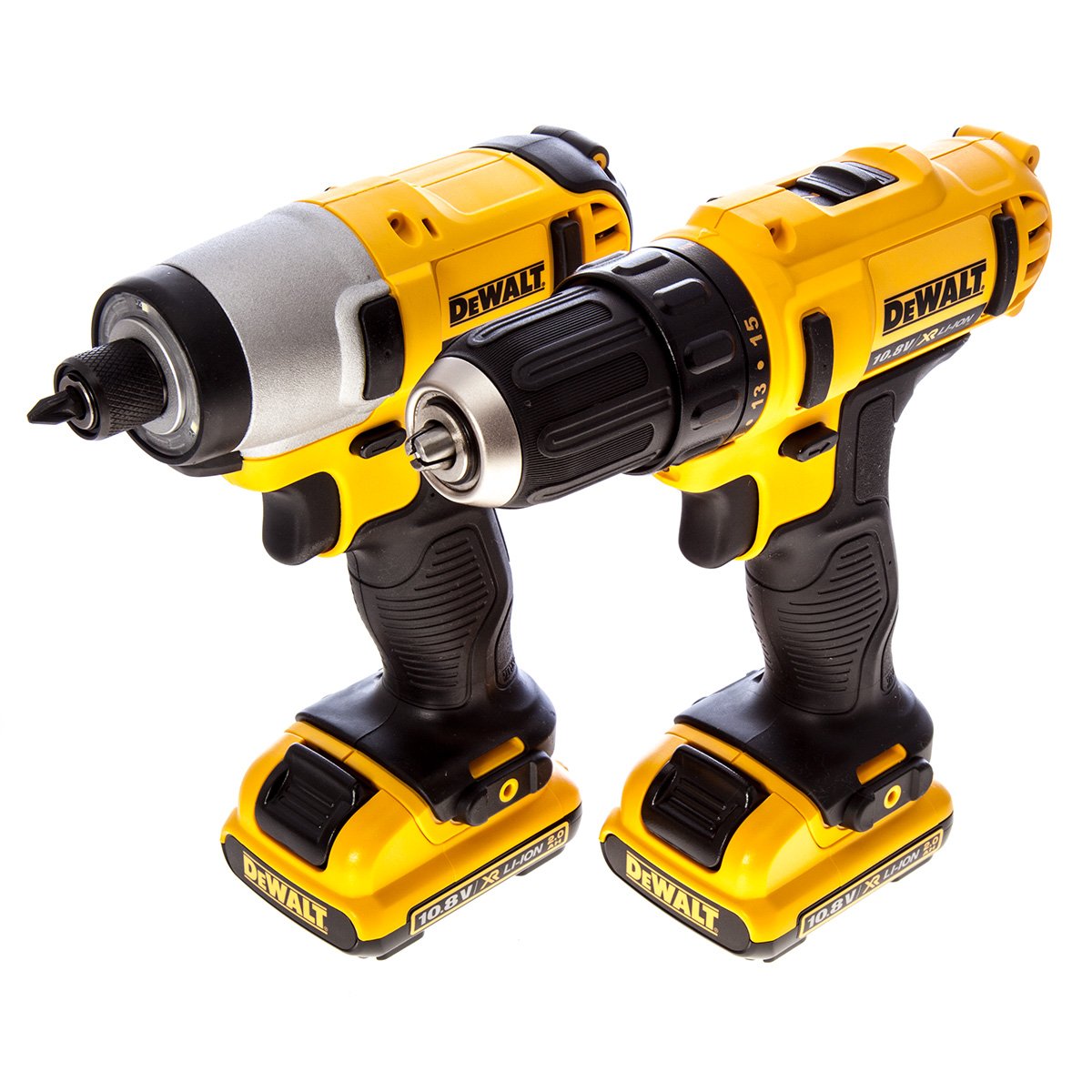 DeWalt DCK211D2T-QW - KIT = 10,8 V XR + trapano a batteria cacciavite Impatto Organizzatore TSTAK XR + V, multicolore, 3/8_pollice