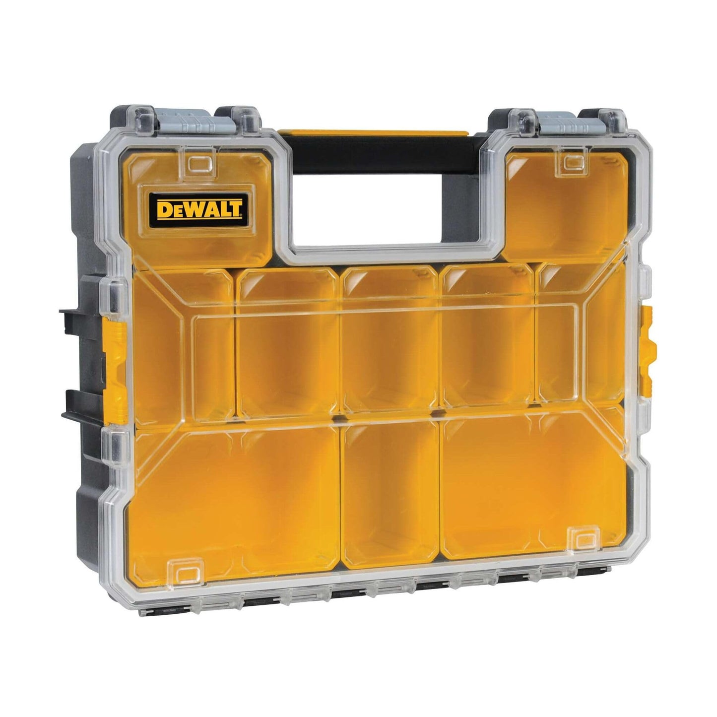 Dewalt DWST14825 - Scatola organizer con divisori, chiusura in metallo, 10 scomparti