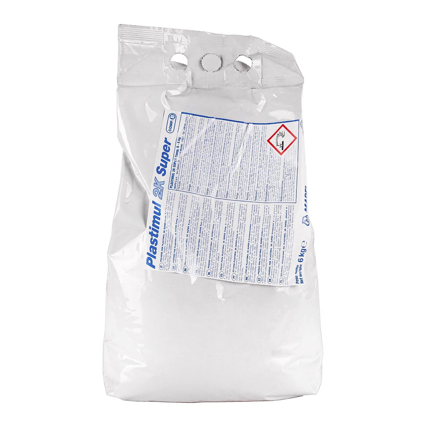 MAPEI PLASTIMUL 2K SUPER 22,9 kg Emulsione di bitume impermeabile altamente flessibile, priva di solventi, a basso ritiro, bicomponente, con sfere di polistirolo.