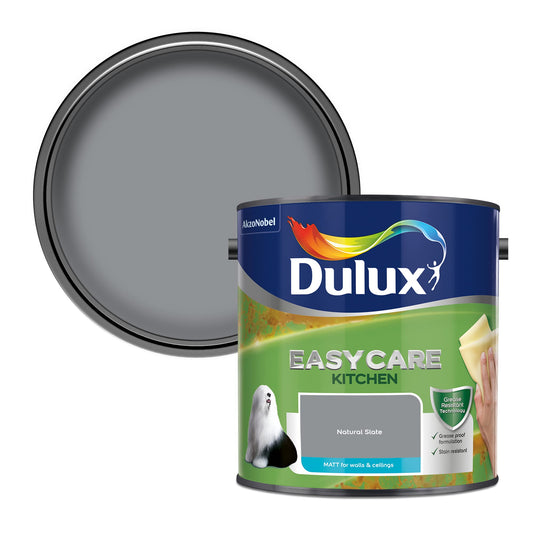 Dulux Easy ycare Kitchen Matt Emulsion Paint – Natural Slate – 2,5 l