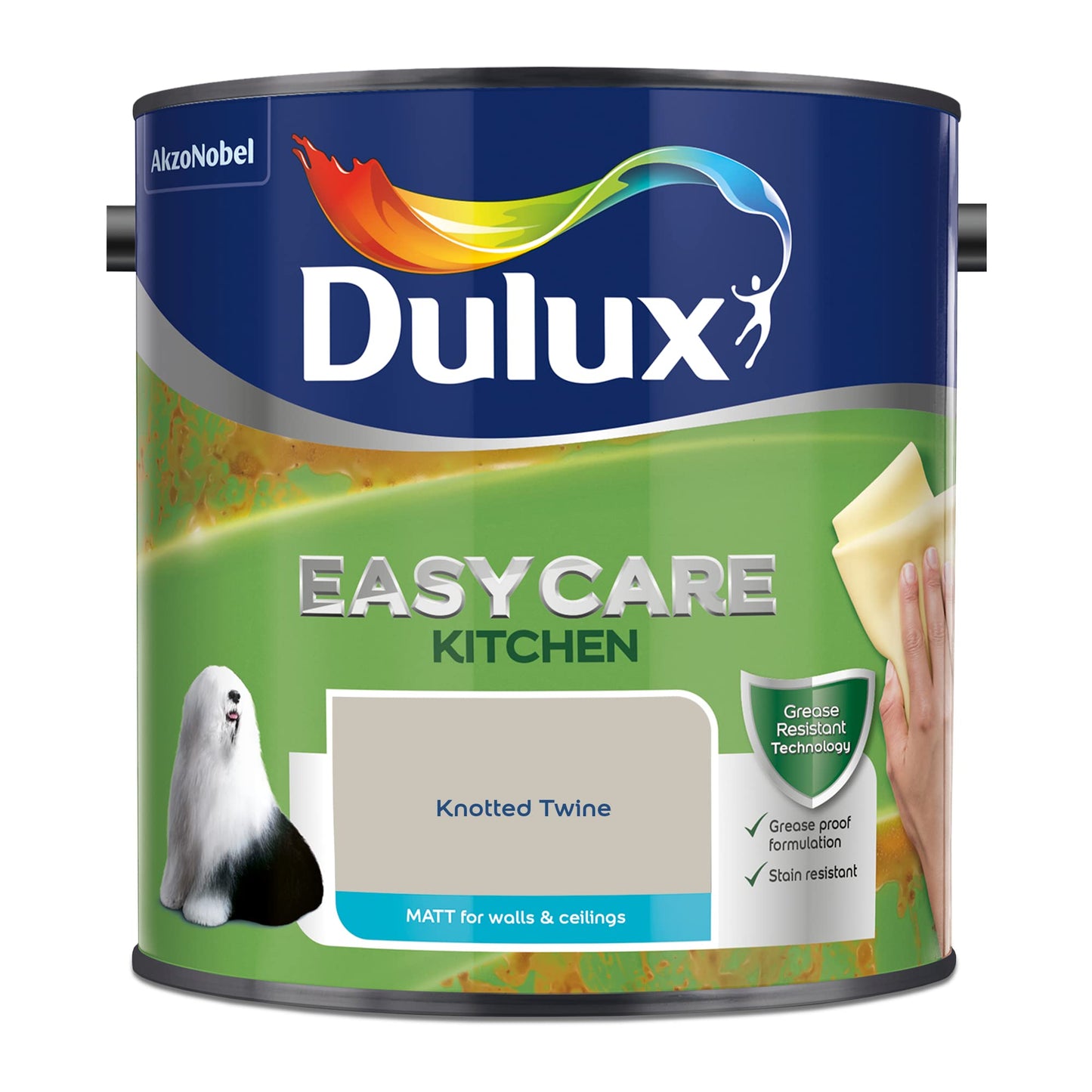 Dulux Easy ycare Kitchen Matt Emulsion Paint – spago annodato – 2,5 l