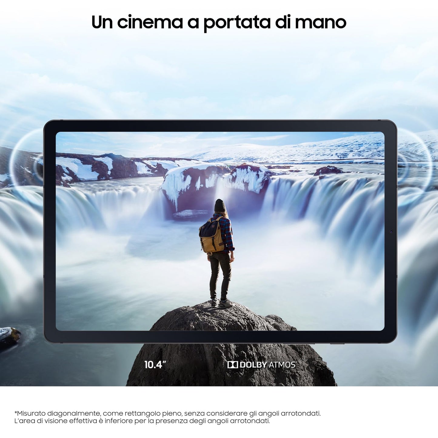 Samsung Galaxy Tab S6 Lite (2024), S Pen, Tablet, 10.4 Pollici Touchscreen LCD TFT, Wi-Fi, RAM 4 GB, 128 GB espandibili, Batteria 7040 mAh, Tablet Android 14 Oxford Gray [Versione italiana] 2024