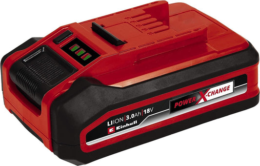 Originale Einhell 18V 3,0Ah Power X-Change Plus batteria (18 V, 3 Ah, 900 W, senza caricabatteria)