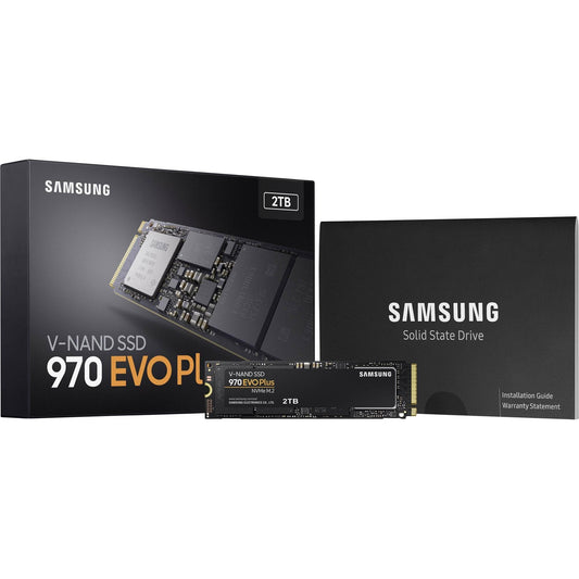 Samsung 970 EVO Plus 2 TB PCIe NVMe M.2 (2280) Internal Solid State Drive (SSD) (MZ-V7S2T0) , Black