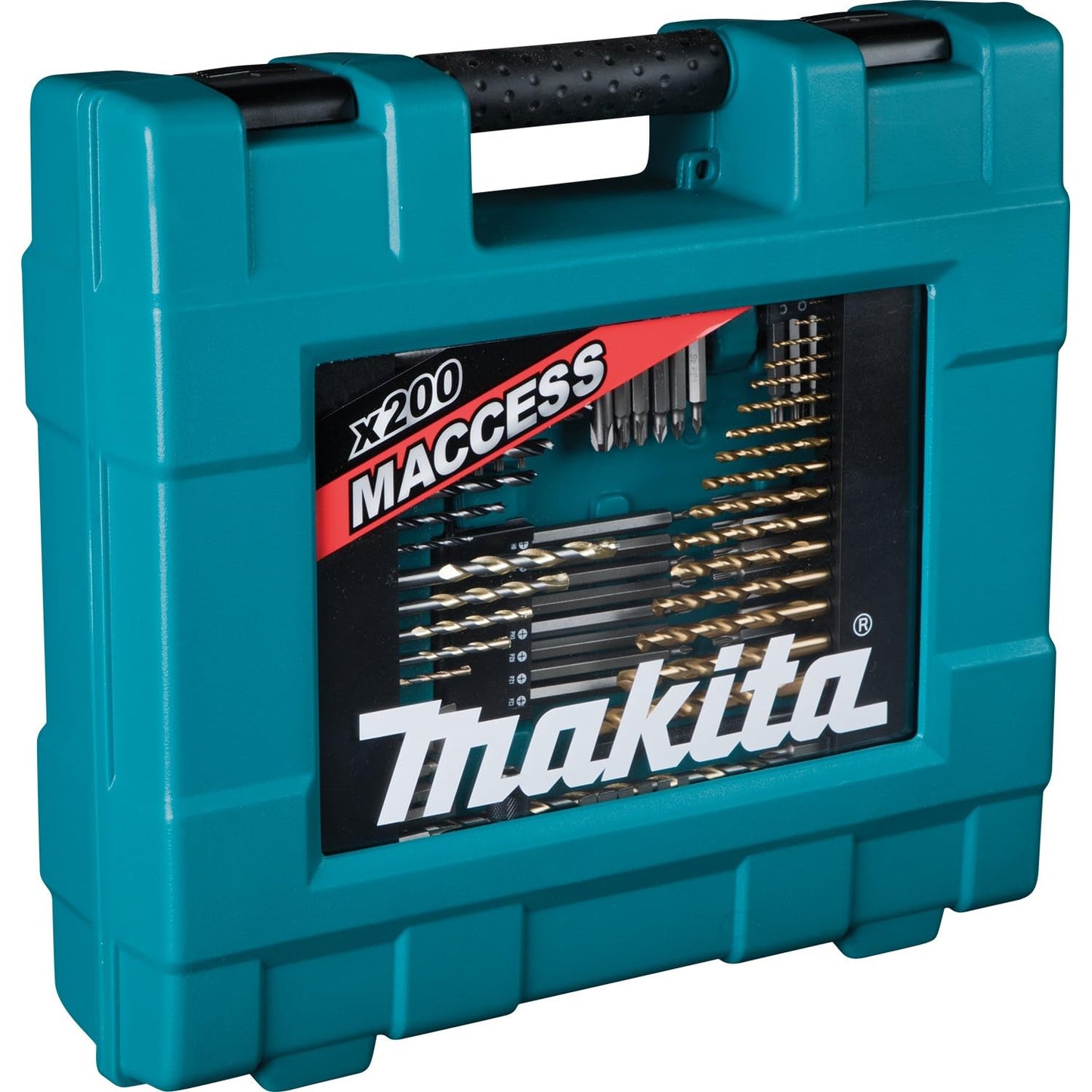 Makita D-37194 - Set di punte per trapano, 200 pezzi, 5 x 110 mm