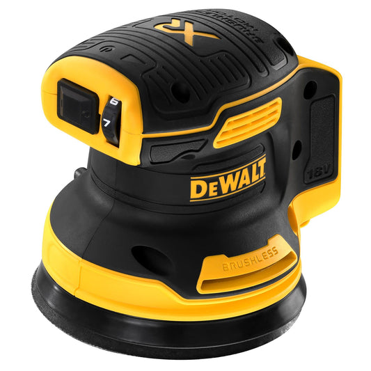 DEWALT DCW210N-XJ Levigatrice senza spazzole 18V XR da 125 mm - Unità nuda