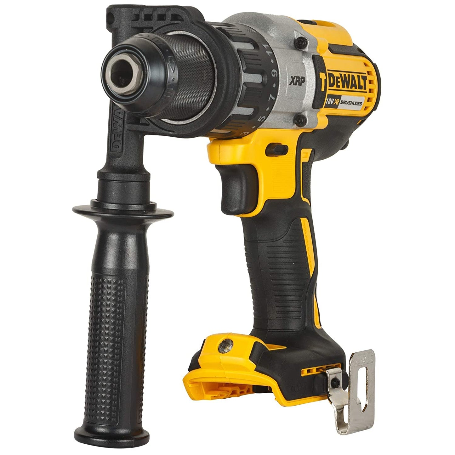 DeWalt DCD996NT-XJ Trapano con Percussione, XRP, 3 Velocità, in TSTAK, senza Batterie e Caricabatteria, Corpo Macchina, Giallo inero, Argento.