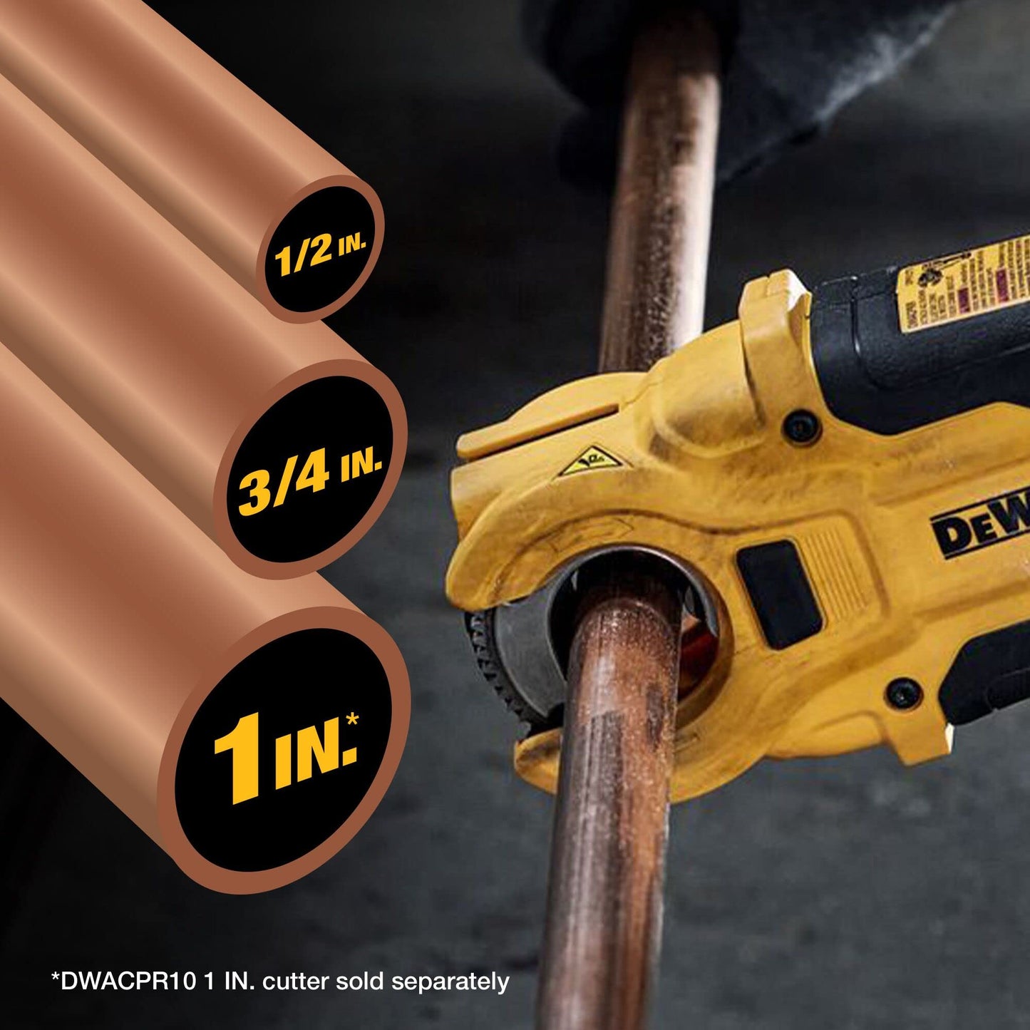 DEWALT Impact Connect - Tagliatubi in rame, attacco avvitatore a percussione, tagliatubi (DWACPRIR)