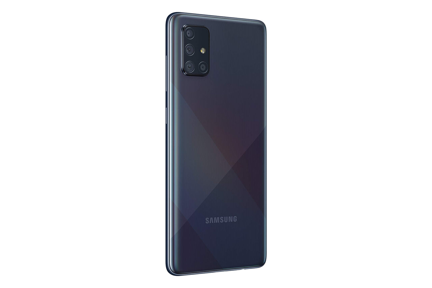 Samsung Galaxy A71 Smartphone, Display 6.7" Super AMOLED, 4 Fotocamere Posteriori, 128 GB Espandibili, RAM 6 GB, Batteria 4500 mAh, 4G, Dual Sim, Android 10, Nero (Prism Crush Black)