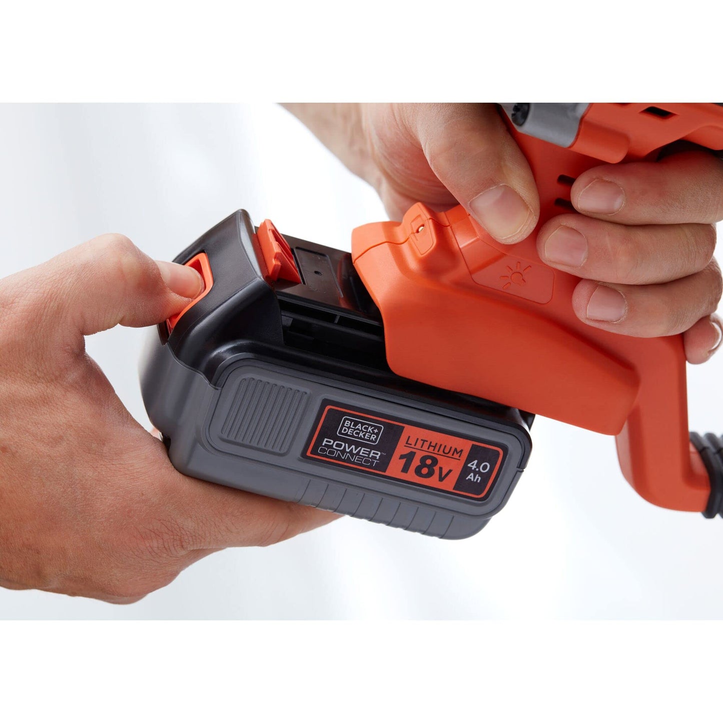 BLACK+DECKER TASSELLATORE A BATTERIA 18V SDS - 1 batteria 18V 4,0Ah - Mandrino a cremagliera x punte standard - Caricabatterie rapido - 1 punta SDS+ 6mm muro - Valigetta BCD900M1K-QW