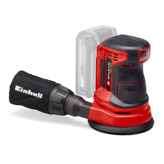 Einhell TE-RS 18 Li-Solo Levigatrice roto orbitale a batteria Power X-Change (18V, oscillazioni al min. 14.000 - 22.000, diam. Platorello 125 mm, senza batteria e caricabatteria)