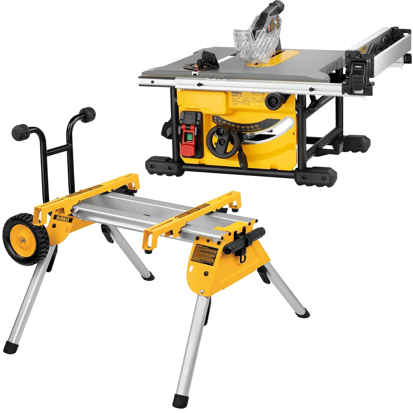 Dewalt DWE7485-QS - Sega da tavolo, 210 mm, 1850 W + base DE7400