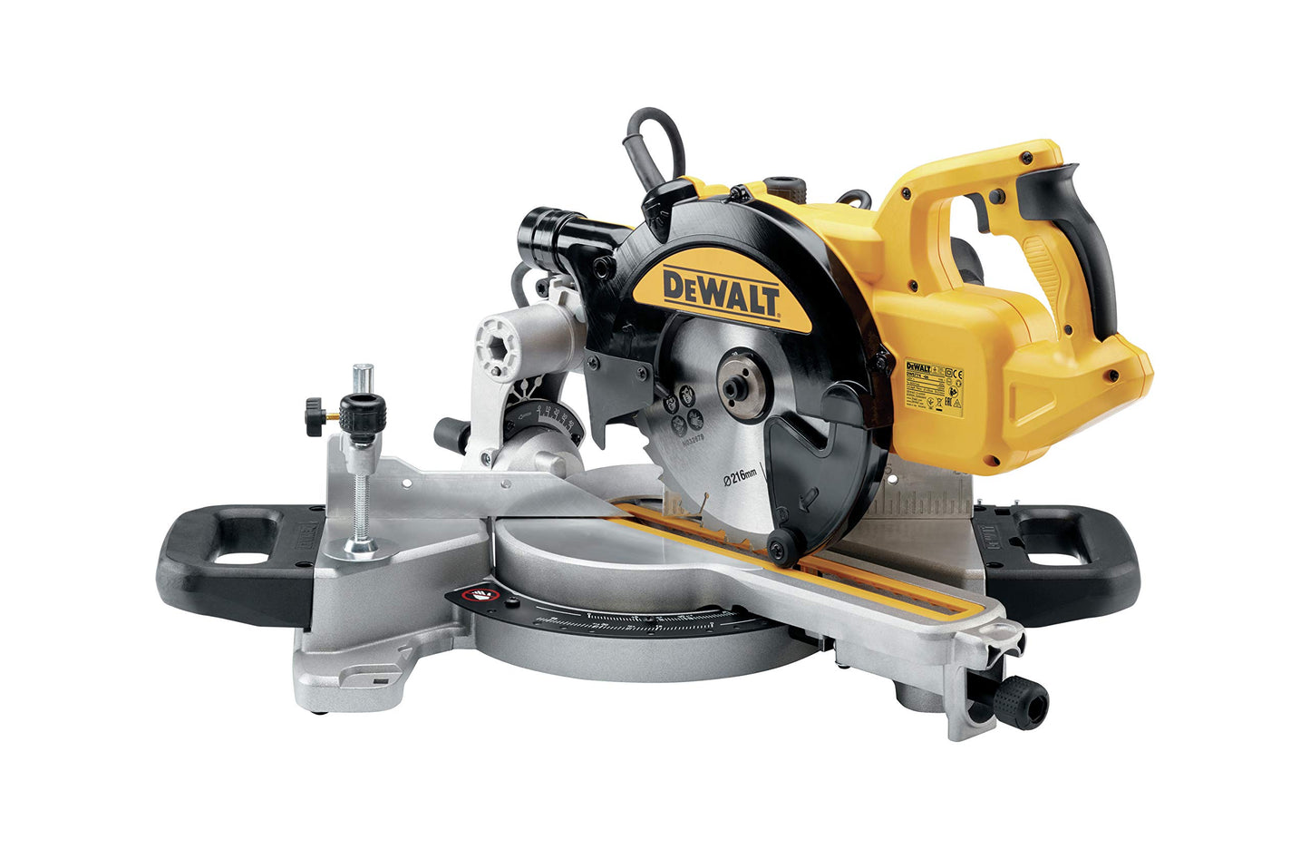 DEWALT Troncatrice radiale 216mm 1400W + Sistema tracciatura XPS, DWS774-QS