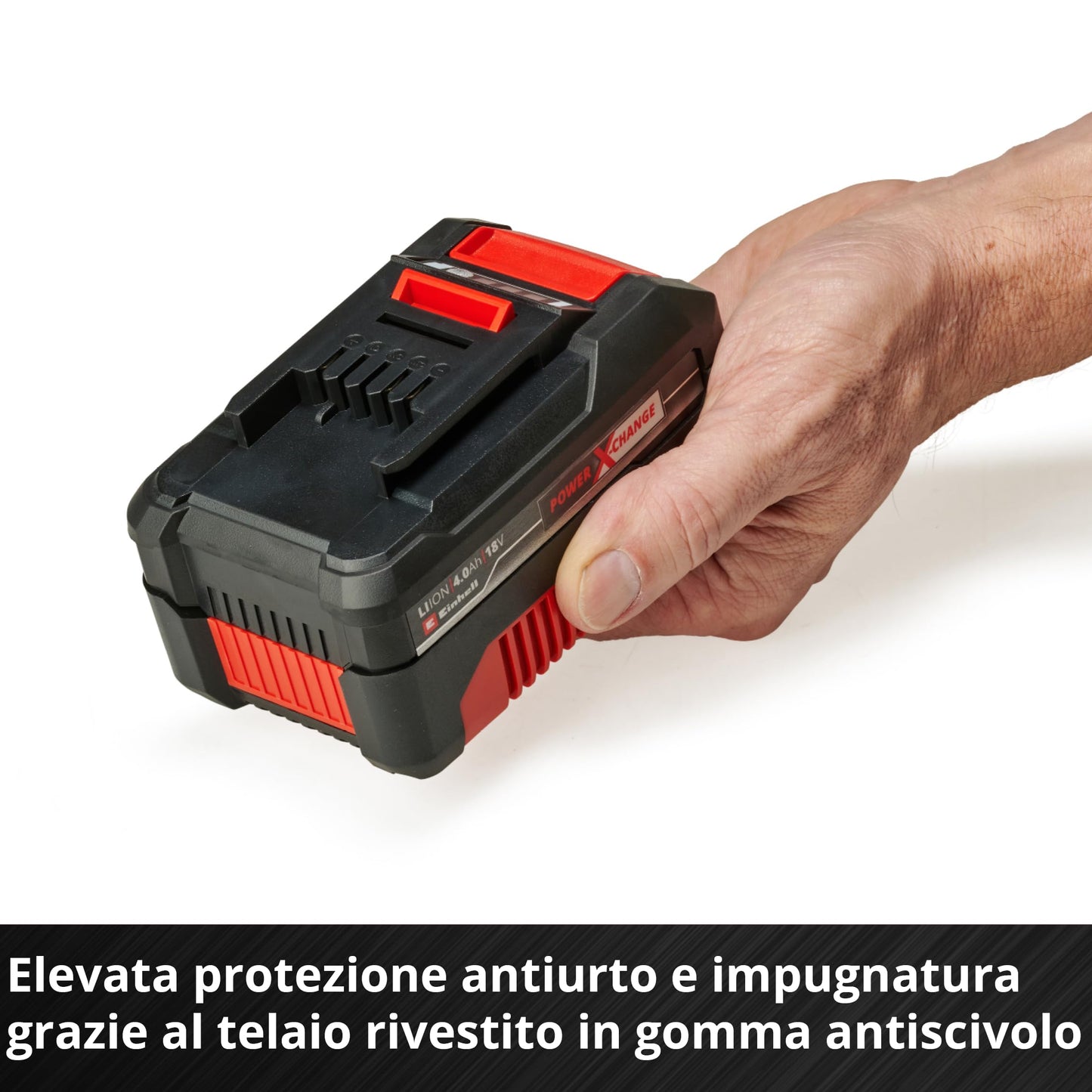 Originale Einhell Starter Kit 4,0 Ah con batteria e caricabatterie Power X-Change (Li-Ion, 18 V, tempo di ricarica 75 minuti, adatto a tutti gli utensili Power X-Change)