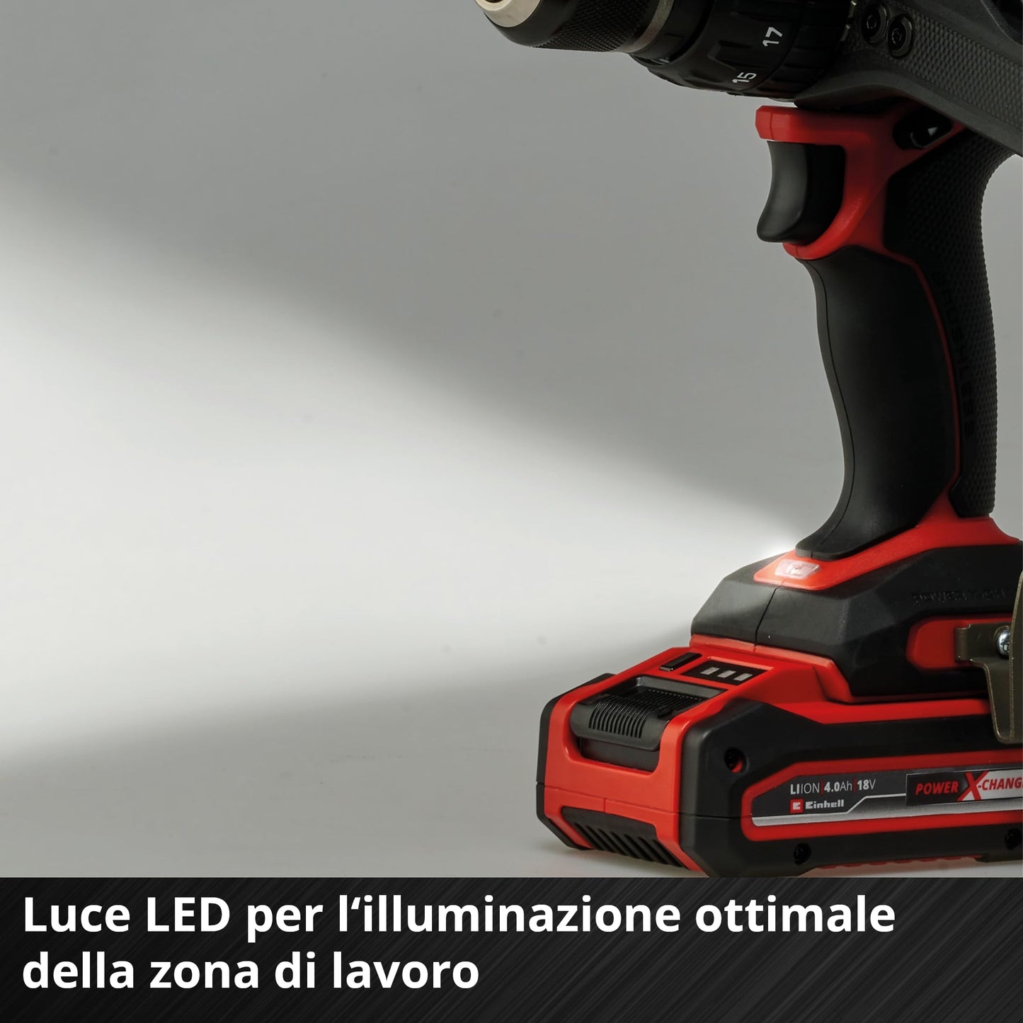 Einhell Professional Trapano a percussione a batteria TP-CD 18/120 Li BL-Solo Power X-Change (18 V, Brushless, 120 Nm, funzione percussione, mandrino 13 mm, 2 vie, senza batteria)