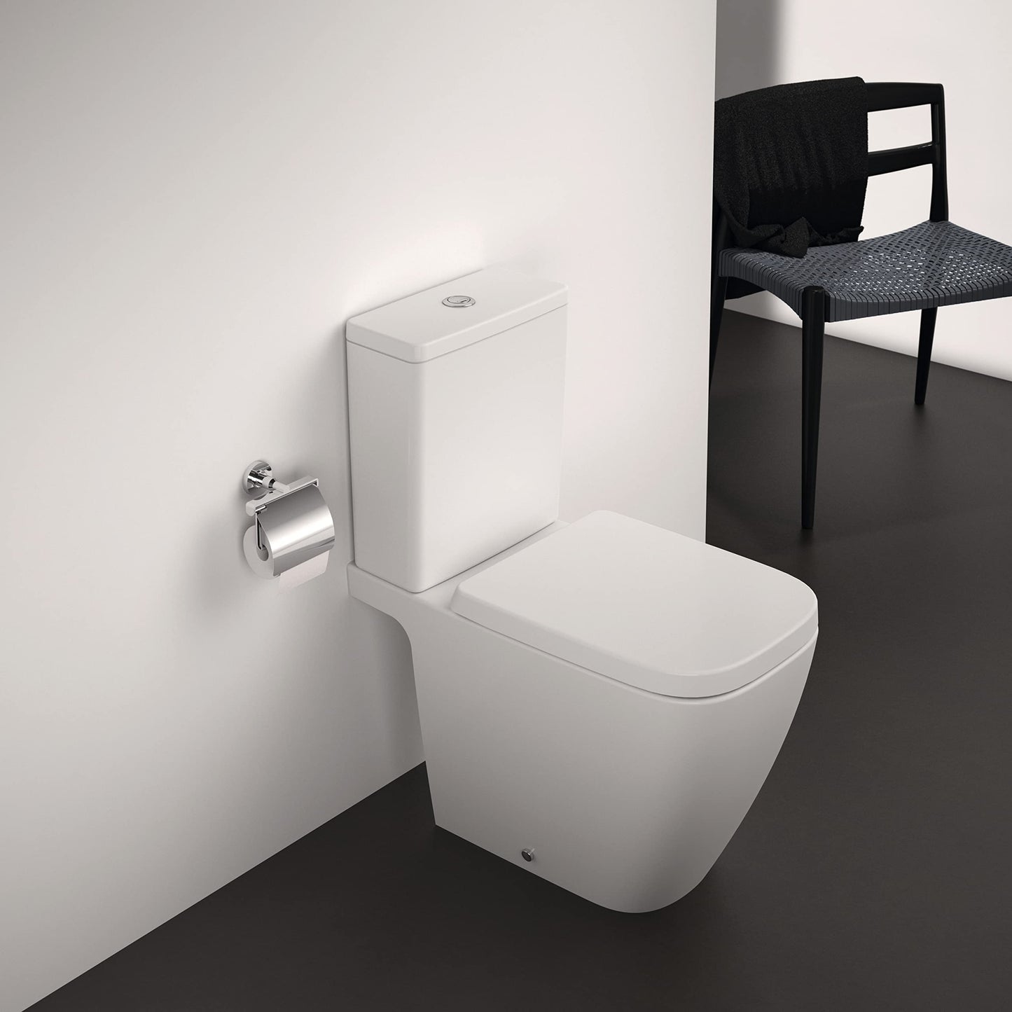 Ideal Standard - i.life B, Vaso per cassetta, Con tecnologia RimLS+, Bianco