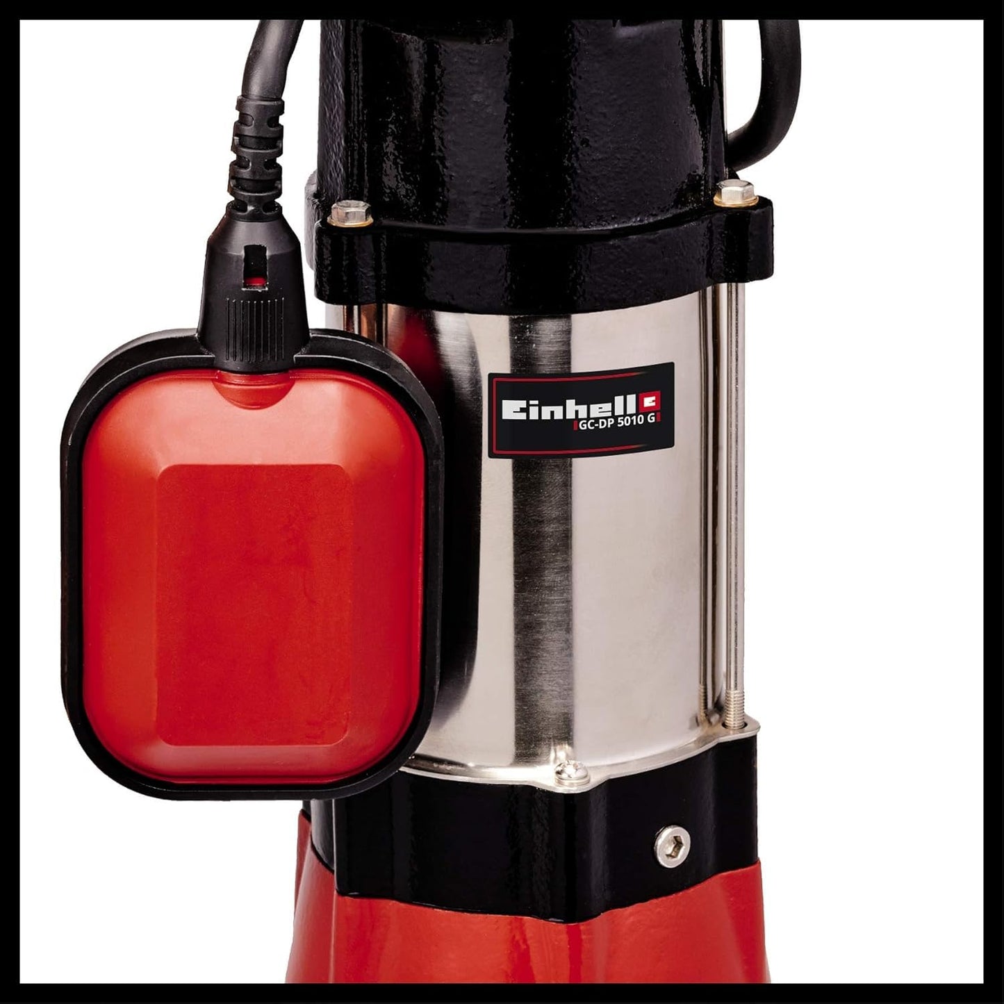 Einhell Pompa immersione acque scure GC-DP 5010 G (500 W, portata max 12000 L/h, prevalenza 8 m, immersione max 5 m, corpi estranei fino a 10 mm, extra robusta)