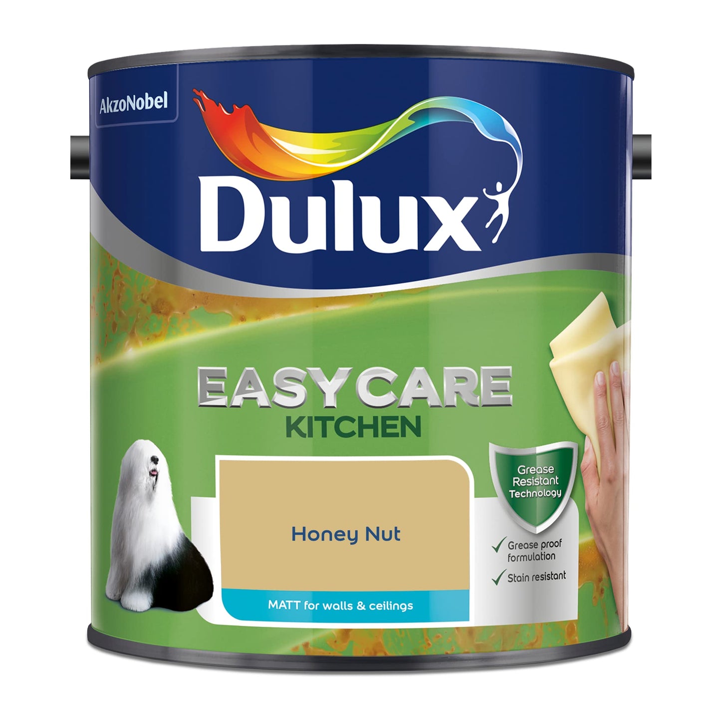 Dulux Easy ycare Kitchen - Vernice opaca emulsione – noci miele – 2,5 l