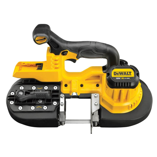 DeWalt DCS371NT-XJ Sega a nastro per metalli a batteria, motore Brushless, in valigetta TSTAK senza batteria e caricabatterie, 18 volts