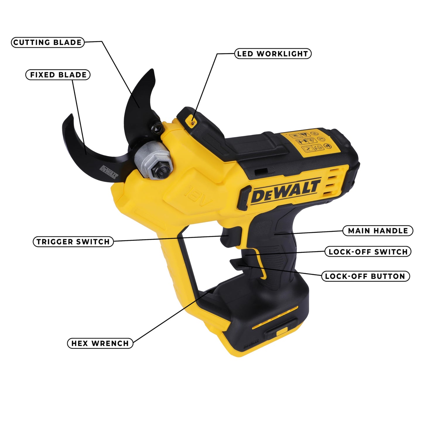 DEWALT DCMPP568N-XJ Potatore manuale 18V XR 5.0Ah con Batteria/Caricatore