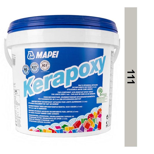 Mapei Kerapoxy - Grout epossidica, 5 kg (gelsomino n. 130)