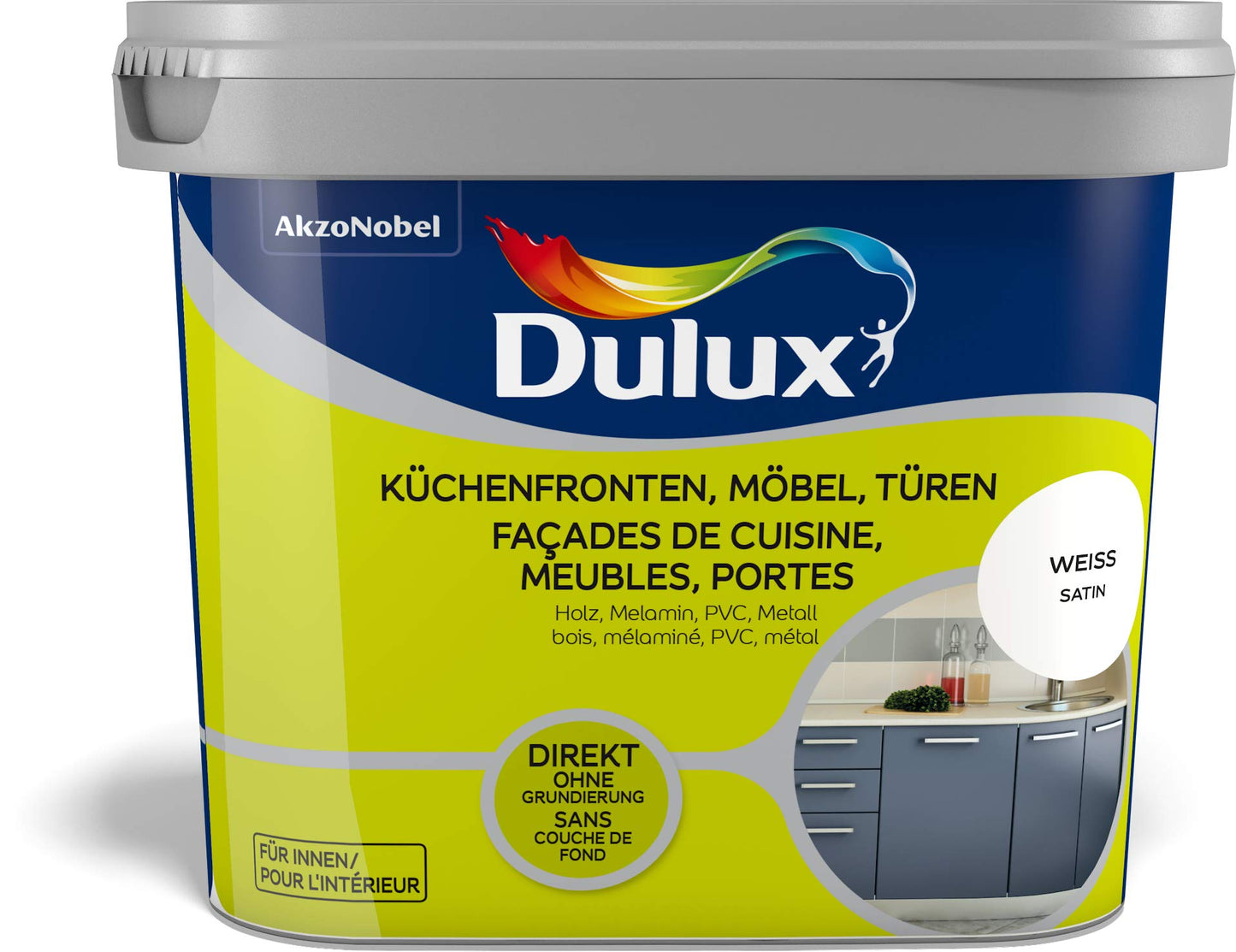 Dulux DX KUECH.-MOEBEL-TUERENF SAT BIANCO 750ML