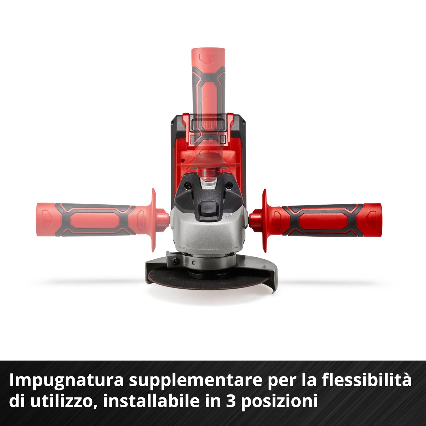 Einhell Smerigliatrice angolare a batteria TC-AG 18/115 Li-Solo Power X-Change (18 V, 115 mm diametro disco, 28 mm profondità taglio, soft start, senza disco, senza batteria)