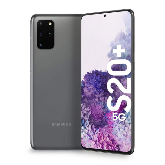 Samsung Galaxy S20+ Smartphone, 5G, Display 6.7-Inch Dynamic AMOLED 2X, 4 Fotocamere Posteriori, 128 GB Espandibili, RAM 12 GB, Batteria 4500 mAh, Hybrid SIM/eSIM, Grigio (Ricondizionato)